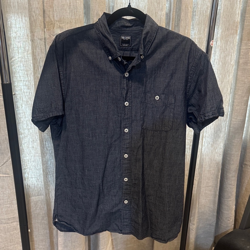 Todd Snyder Black Short Sleeve Shirt